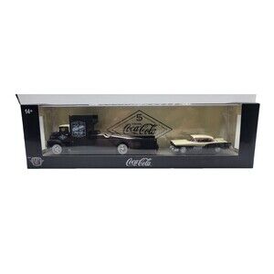 M2 Machines Auto Hauler 1956 Ford COE & 1957 Ford Fairlane 500 TW33 NIB